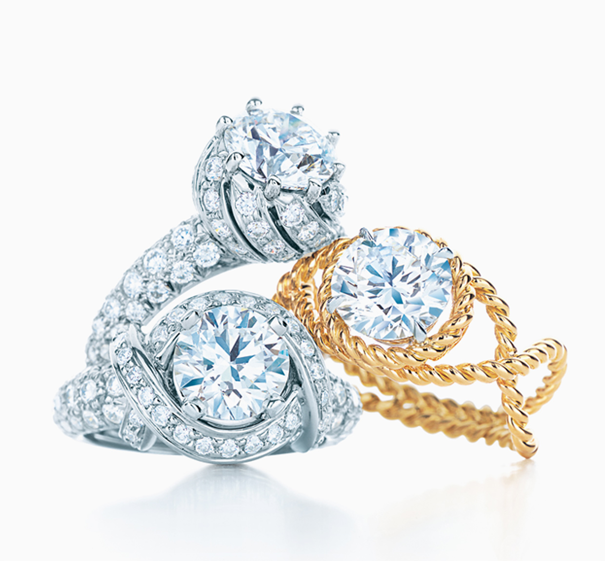  Tiffany  Co  Schlumberger  Buds Engagement  Rings  